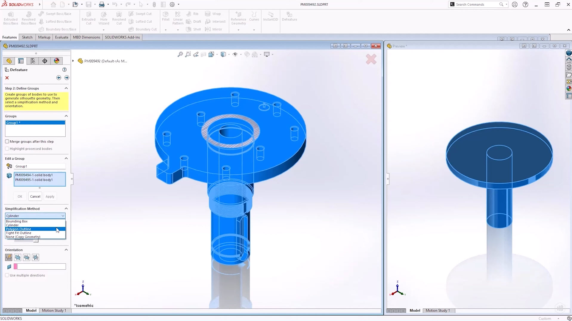 Parts & Features | What's New in SOLIDWORKS 2025?